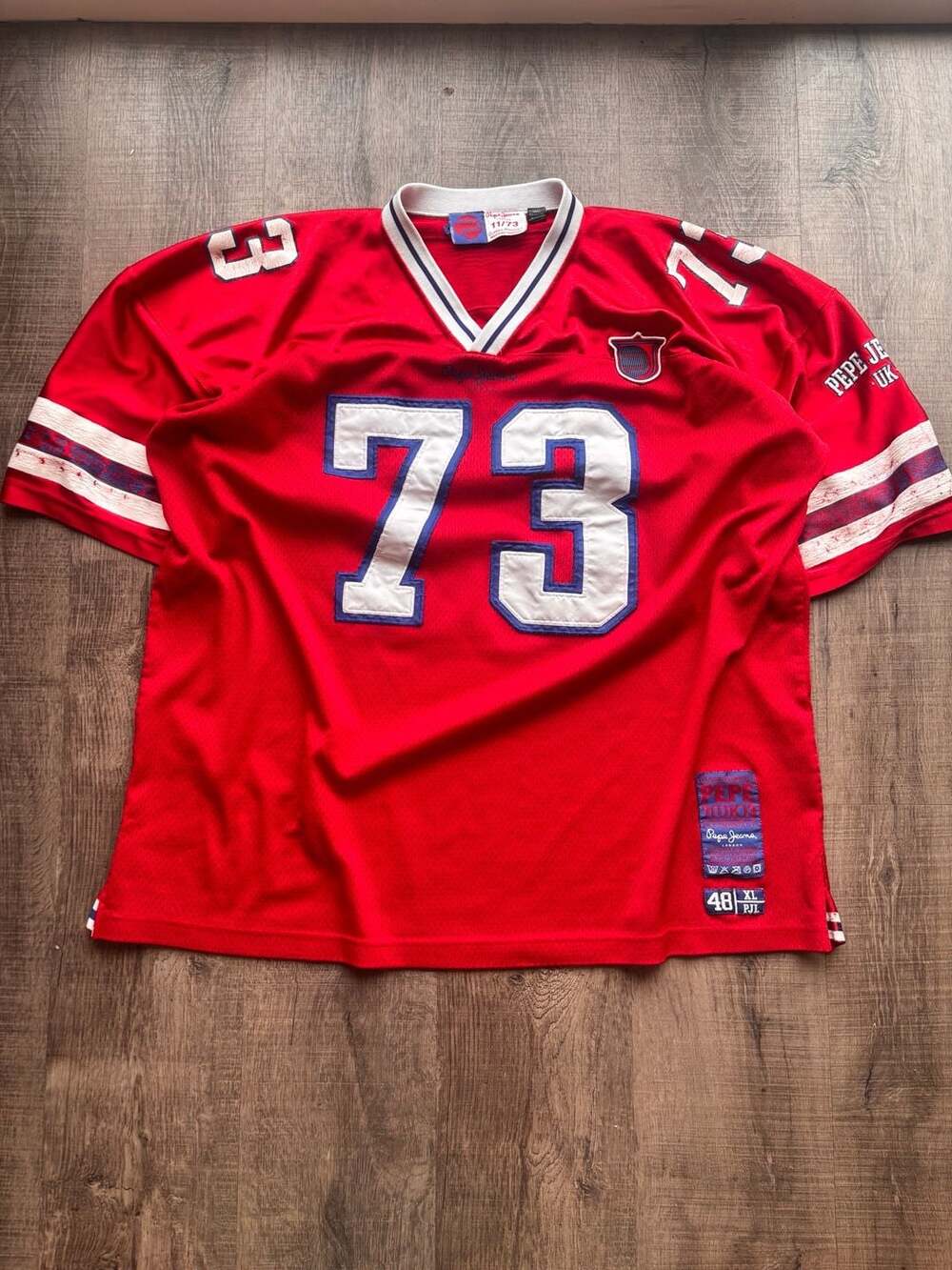 Pepe Jeans London 11/73 Classic Product Graphic Mesh Football Jersey